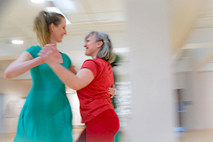 danielle waltzing with a partner