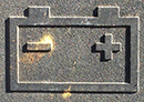 a car battery icon